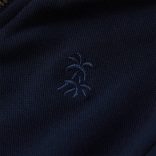 Tengerészkék gyerekpulóver cipzárral 104