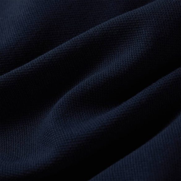 Tengerészkék gyerekpulóver cipzárral 116