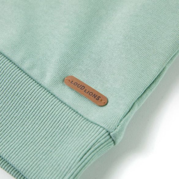 Világos keki gyerekpulóver 104