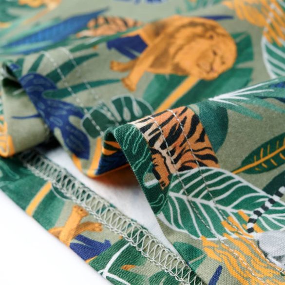 Többszínű rövid ujjú gyerekpóló 140