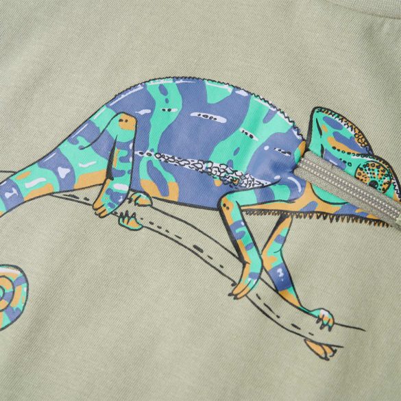 Világos keki rövid ujjú gyerekpóló 104