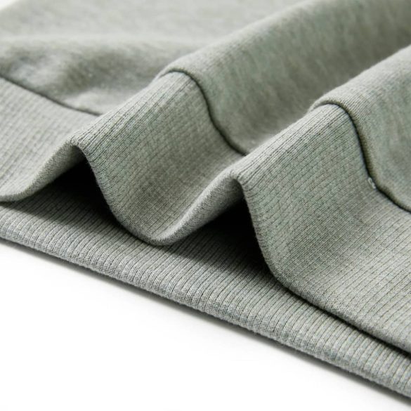 Világos keki melange gyerekpulóver 116