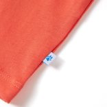 Világos piros rövid ujjú gyerekpóló 116