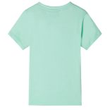 Világoszöld rövid ujjú gyerekpóló 92