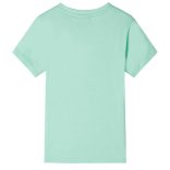 Világoszöld rövid ujjú gyerekpóló 128