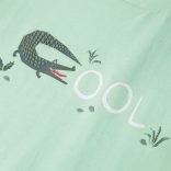 Világoszöld rövid ujjú gyerekpóló 140