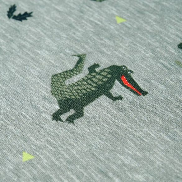 Világos keki melange gyerekpulóver 116