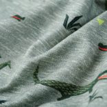 Világos keki melange gyerekpulóver 116