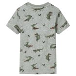 Világos keki melange gyerekpóló 116