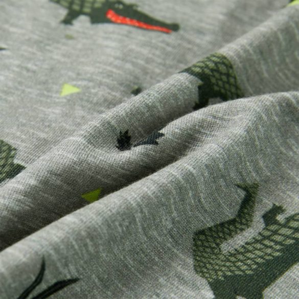 Világos keki melange gyerekpóló 116