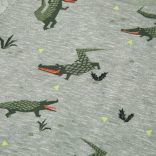 Világos keki melange gyerekpóló 128