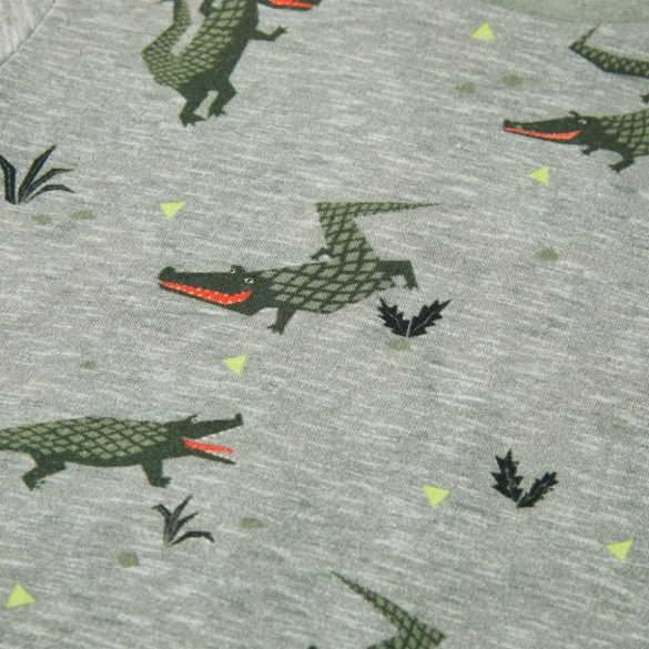 Világos keki melange gyerekpóló 128