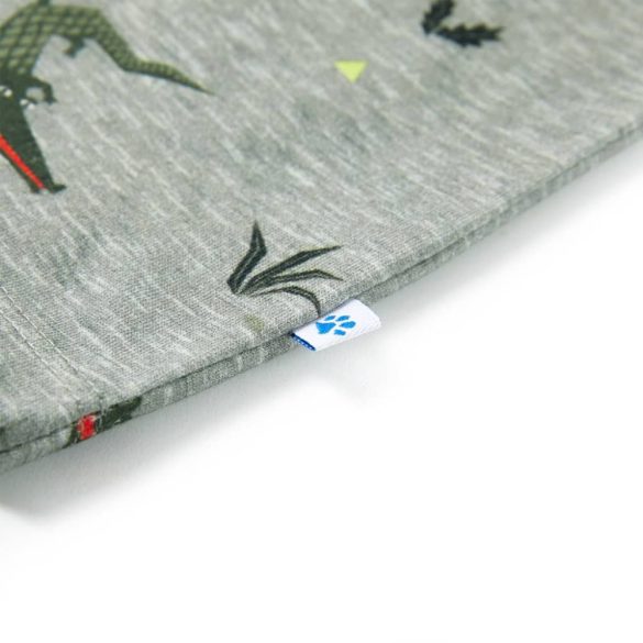 Világos keki melange gyerekpóló 128