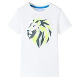 Ekrü színű gyerekpóló 128