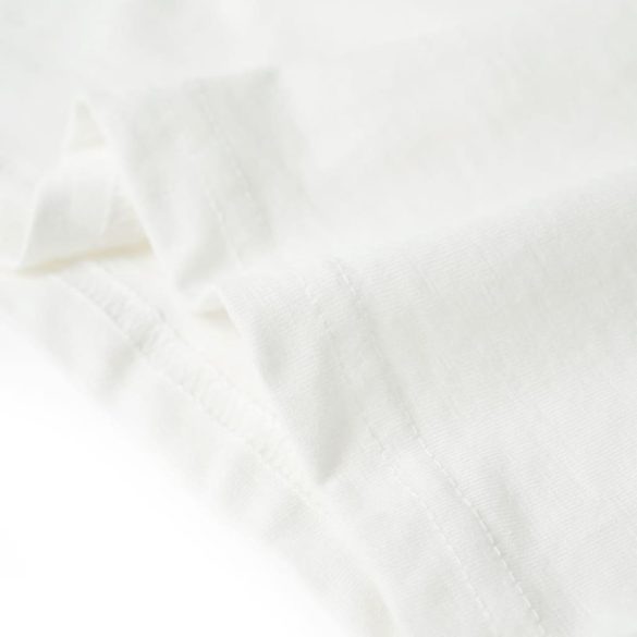 Ekrü színű gyerekpóló 128