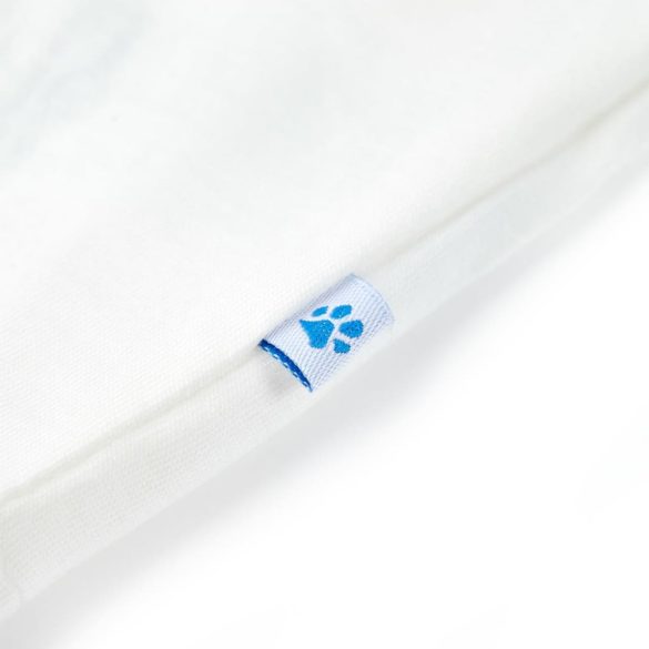 Ekrü színű rövid ujjú gyerekpóló 140