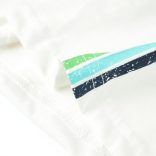 Ekrü színű rövid ujjú gyerekpóló 140