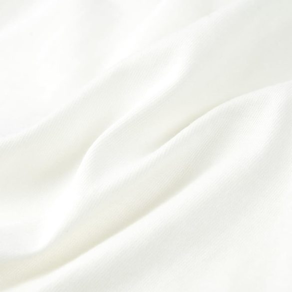 Ekrü színű rövid ujjú gyerekpóló 140