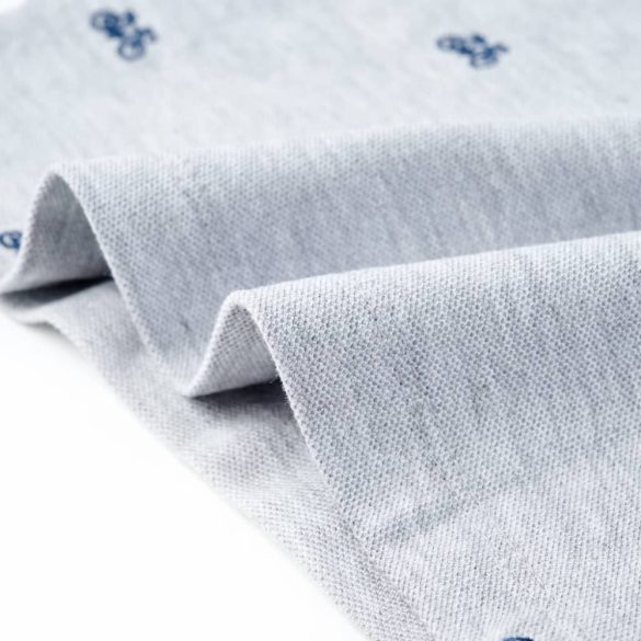 Szürke melange gyerekpólóing 104