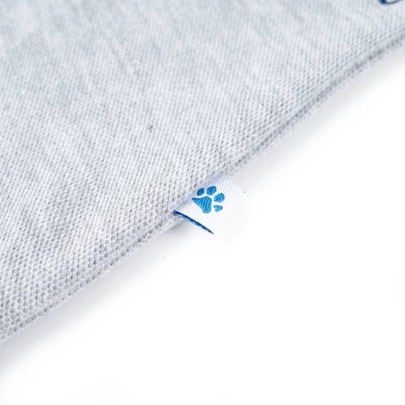 Szürke melange gyerekpólóing 116