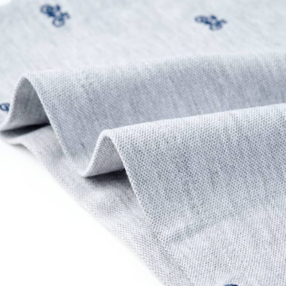 Szürke melange gyerekpólóing 116