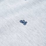 Szürke melange gyerekpólóing 128