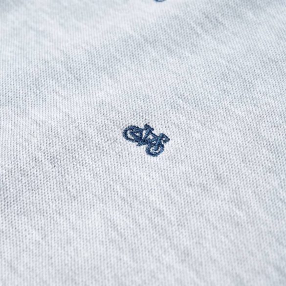 Szürke melange gyerekpólóing 128