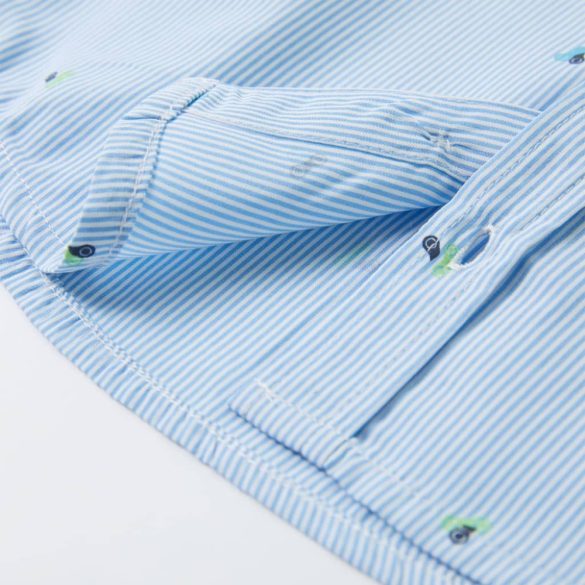 Világoskék gyerekpólóing 92