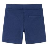 Sötétkék gyerekrövidnadrág húzózsinórral 116