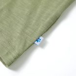 Világos keki rövid ujjú gyerekpóló 128