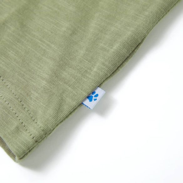 Világos keki rövid ujjú gyerekpóló 128