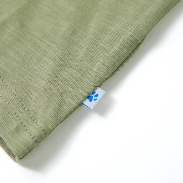 Világos keki rövid ujjú gyerekpóló 140