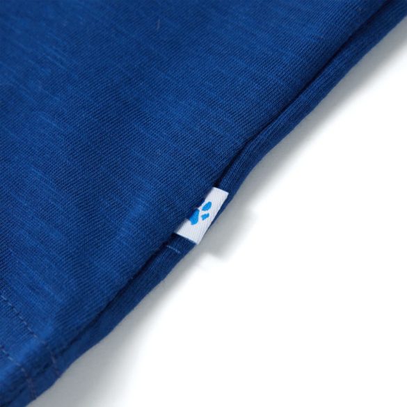 Sötétkék rövid ujjú gyerekpóló 104