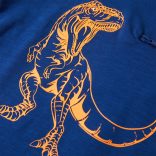 Sötétkék rövid ujjú gyerekpóló 128