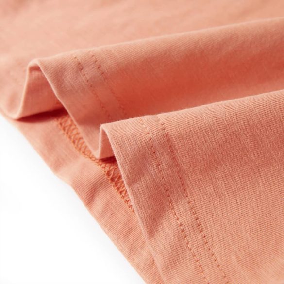 Világos narancssárga rövid ujjú gyerekpóló 128