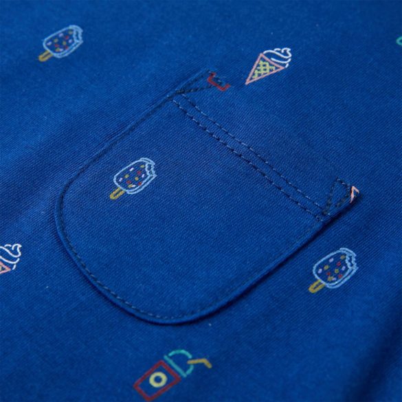 Sötétkék gyerek felső 140