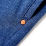 Sötétkék melange gyerekrövidnadrág húzózsinórral 116