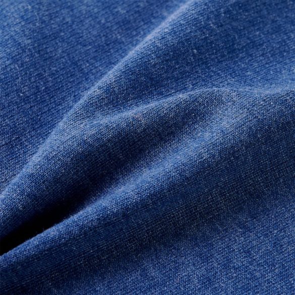 Sötétkék melange gyerekrövidnadrág húzózsinórral 116