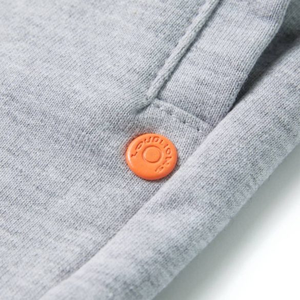 Szürke gyerekrövidnadrág húzózsinórral 140