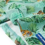 Világoszöld melange gyerekpóló 128