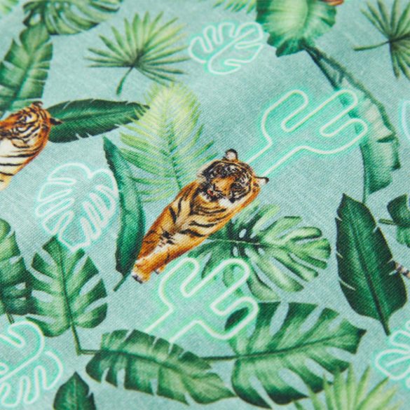 Világoszöld melange gyerekpóló 140