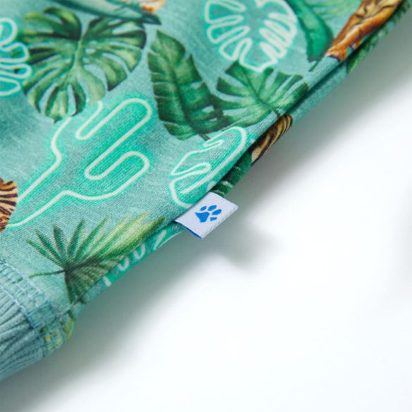 Világoszöld melange gyerekpulóver 92