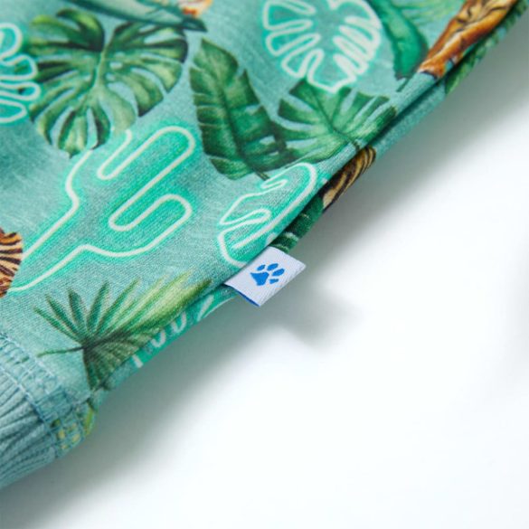 Világoszöld melange gyerekpulóver 104