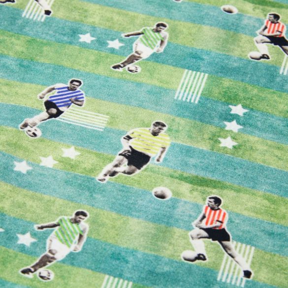 Világoszöld melange gyerekpulóver 116