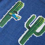 Sötétkék melange gyerek felső 128