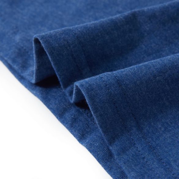 Sötétkék melange gyerek felső 140