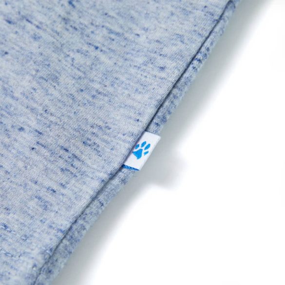 Kék melange gyerek felső 116