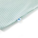 Világos mentaszínű csíkos gyerekpóló 104