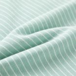 Világosmenta színű csíkos gyerekpóló 140