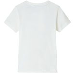 Ekrü színű gyerekpóló 128